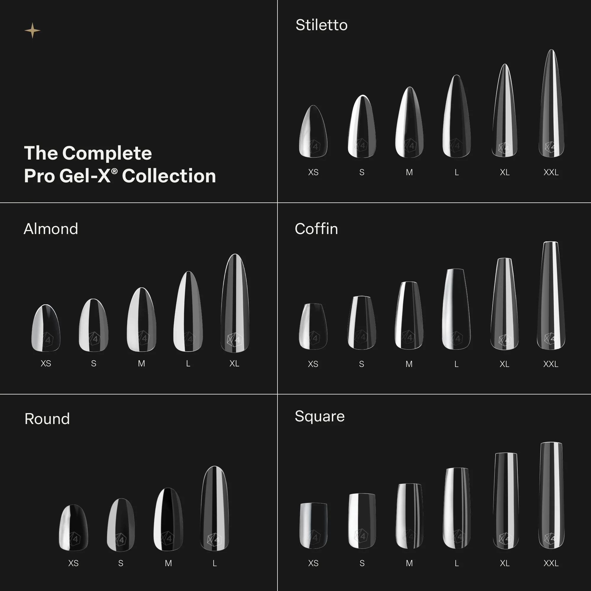 Gel-X® Complete Pro Collection - 42 Boxes (420-600 pcs each) Soft Gel-X® Complete Pro Collection - 42 Boxes (420-600 pcs each) Soft