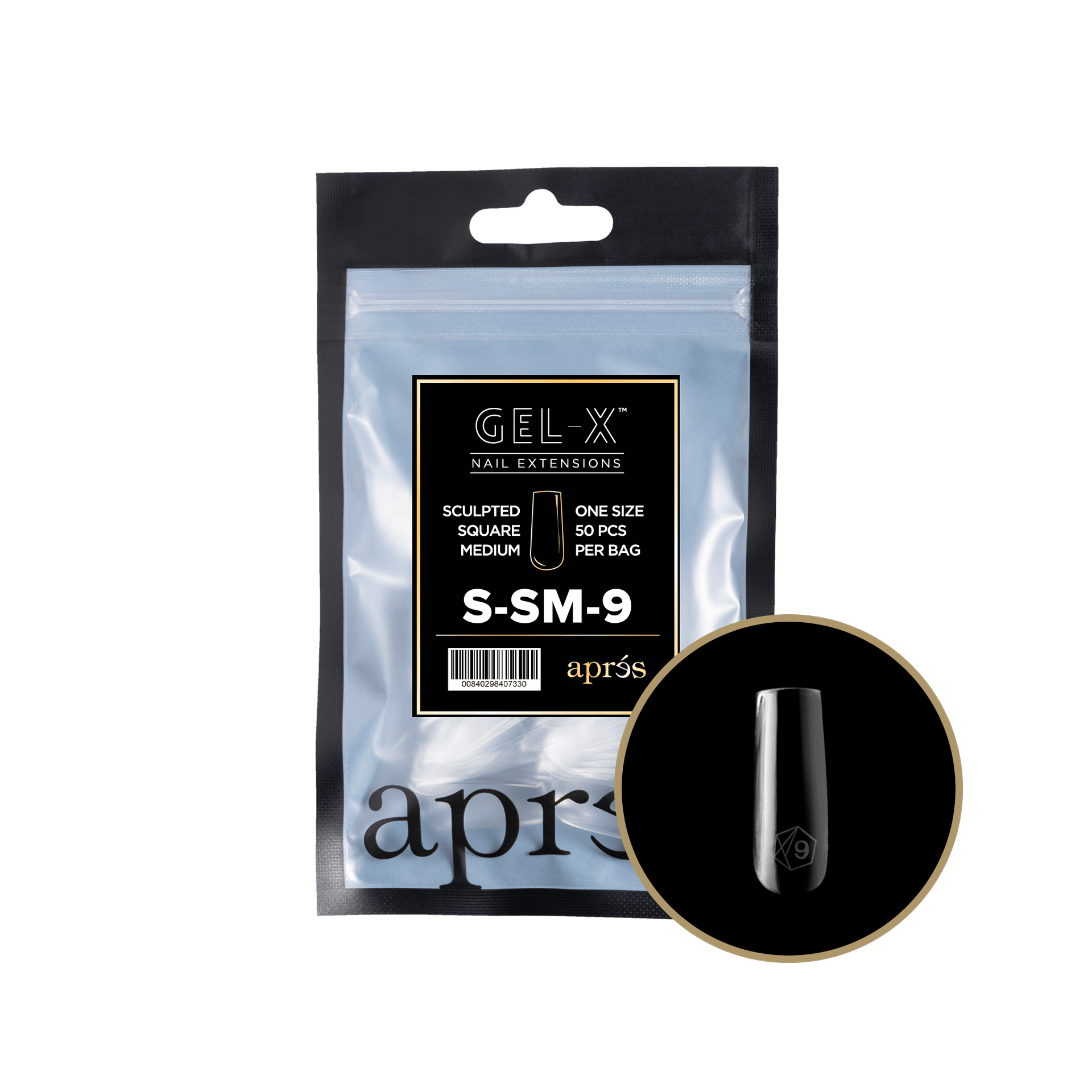 Gel-X® Sculpted Square Medium - Nail Tip Refills (50 pcs) - Soft Gel-X® Sculpted Square Medium - Nail Tip Refills (50 pcs) - Soft
