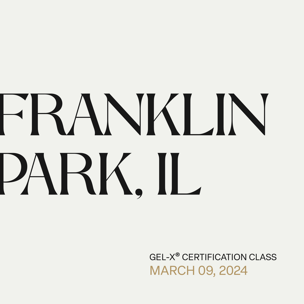 Aprés Presents: Gel-X® Certification Course - Franklin Park, IL (Plus Nail)
