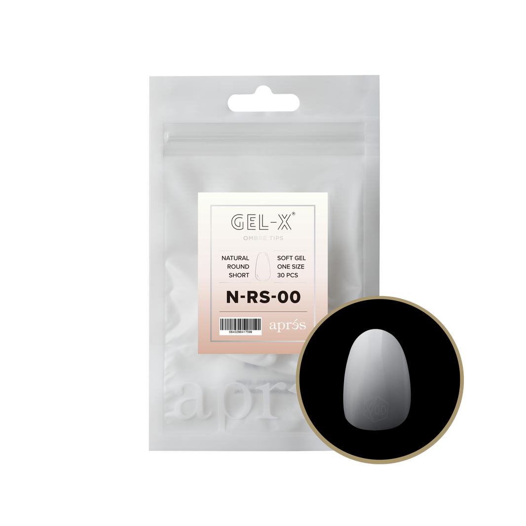 Ombré Gel-X® Natural Round Short Refill Bag