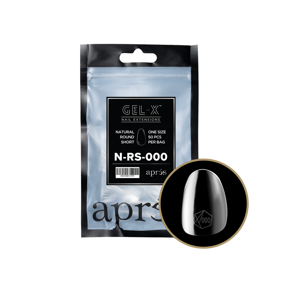 Gel-X® Natural Round Short Refill Bag-000