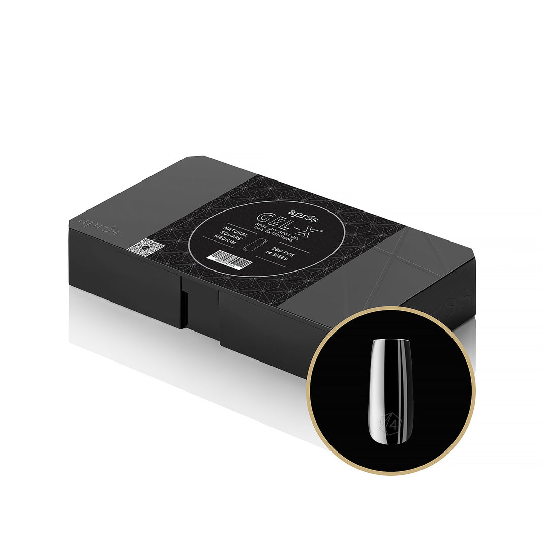 Gel-X® Natural Square Medium Box of Tips - Mini (280pcs)