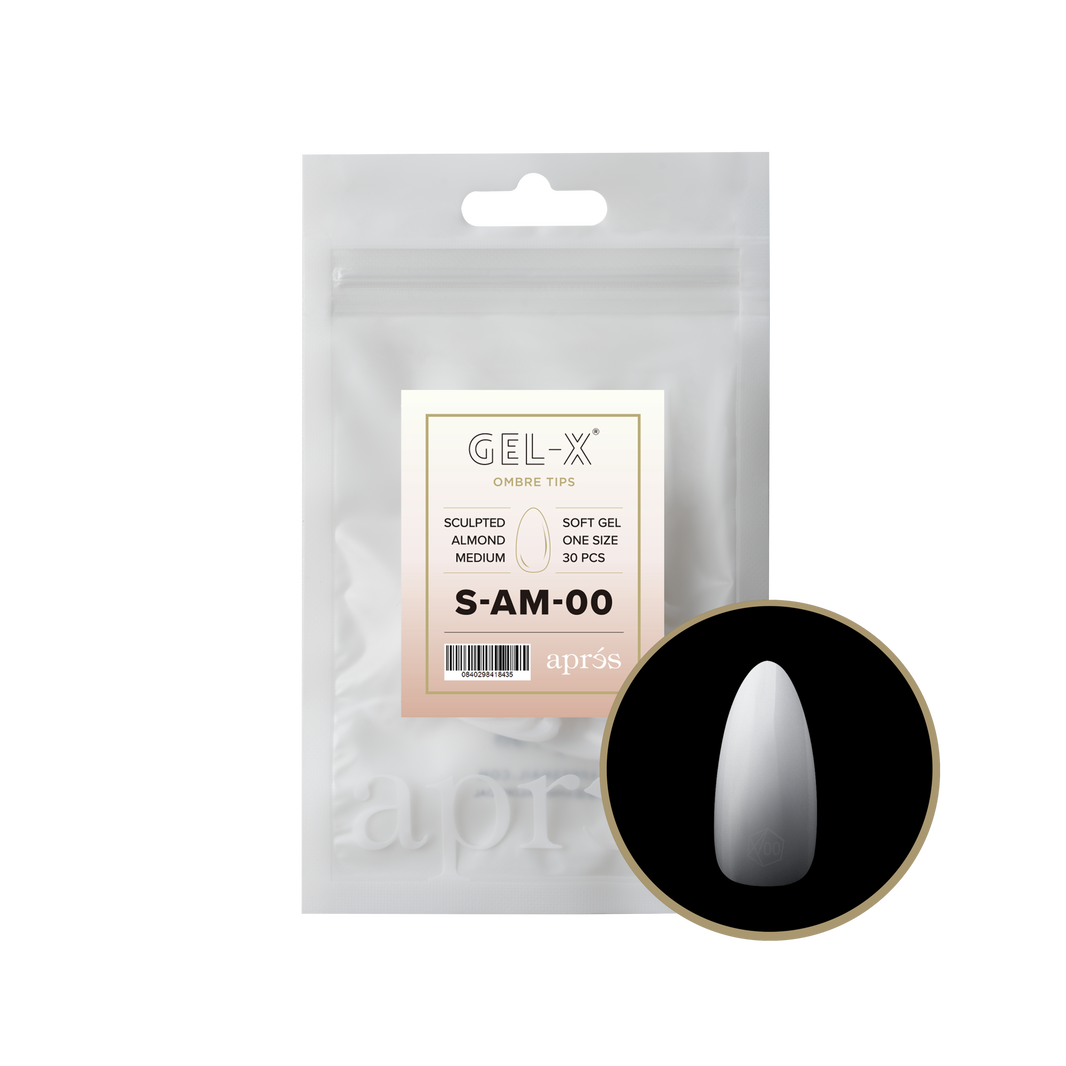 Ombré Gel-X® Sculpted Almond Medium Refill Bag