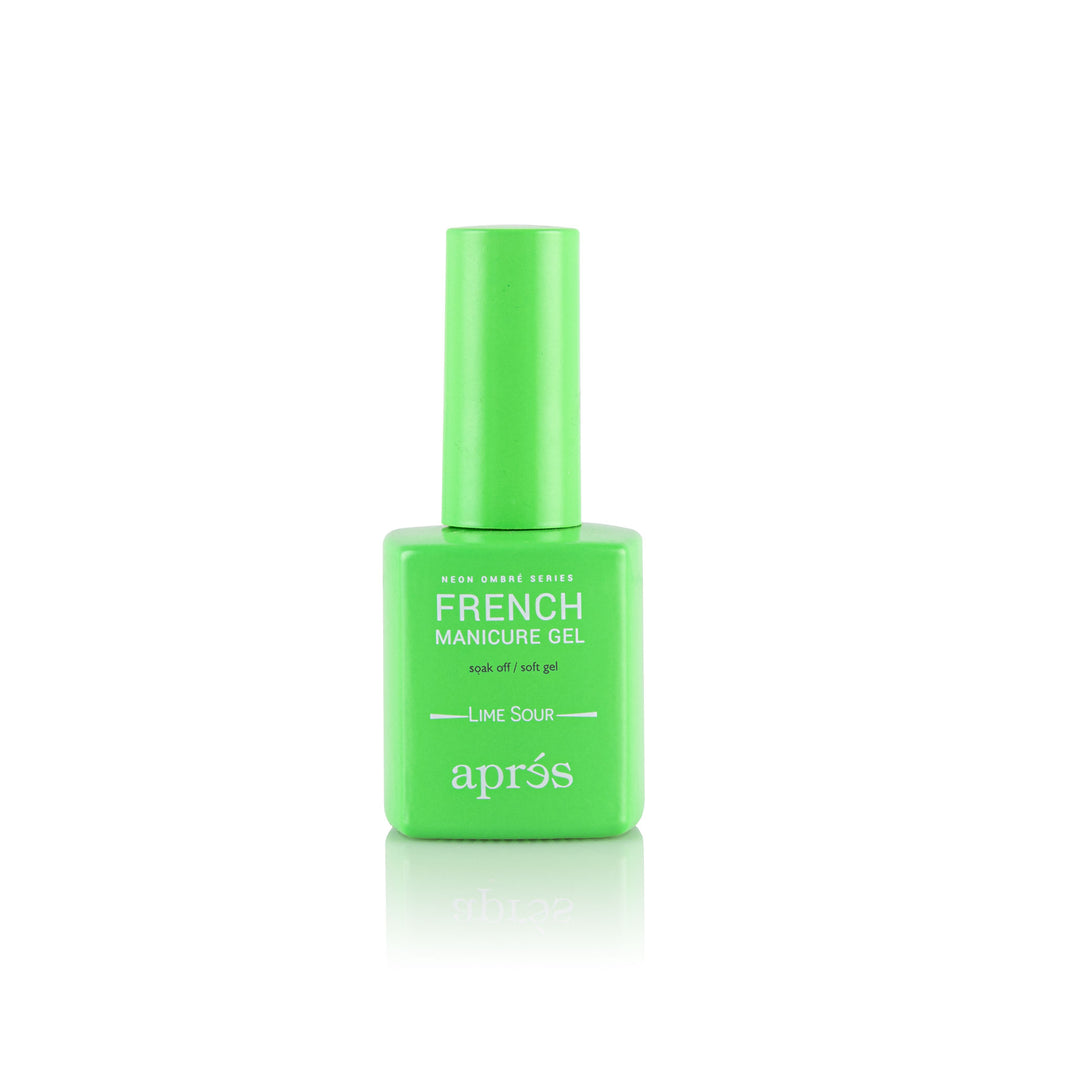 French Manicure Gel Ombre - Lime Sour